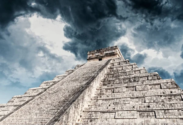 Αρχαία Ερείπια Της Chichen Itza Μεξικό — Φωτογραφία Αρχείου