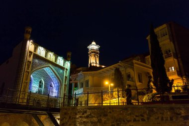 Eski Cordoba, İspanya 'nın gece manzarası
