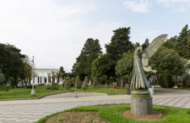 Tsarskoye selo şehrindeki parkta.