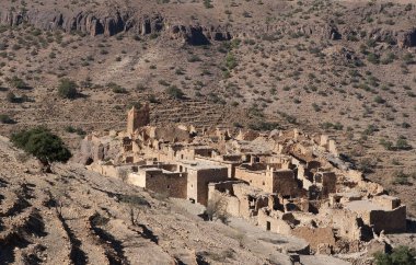 Antik Petra şehrinin kalıntılarının manzarası, Jordan