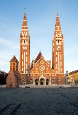 Polonya 'nın eski Gdansk kasabasındaki St. George Katedrali.