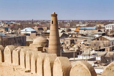 Özbekistan, Khiva 'nın güzel manzarası