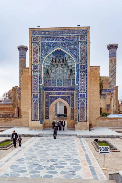 Samarquand Uzbekistan March 2012 Guri Amir Mausoleum Asian Conqueror Timur — 图库照片