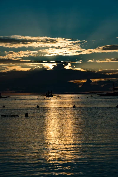 Tropischer Strand Von Bohol Frühen Morgen Philippinen — Stockfoto