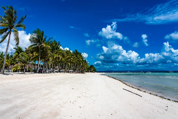 Spiaggia Tropicale Sabbia Bianca Bohol Filippine — Foto Stock