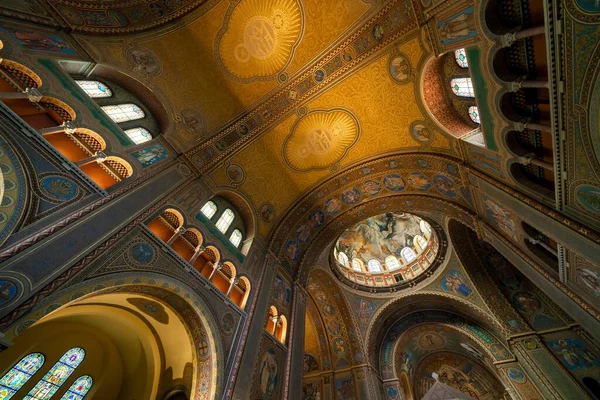 Szeged Hungria Agosto 2018 Interior Igreja Votiva Catedral Nossa Senhora — Fotografia de Stock