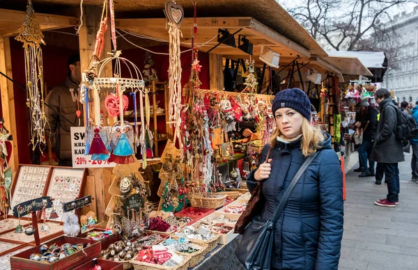 Mercatino Natale Munich Germania — Foto Stock