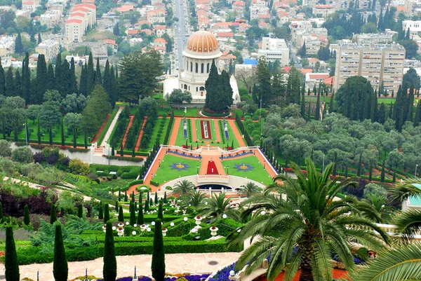 Jardines Bahai Haifa Israel —  Fotos de Stock