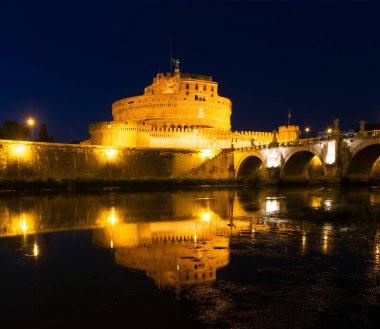 Roma 'daki Castel Sant Angelo, İtalya