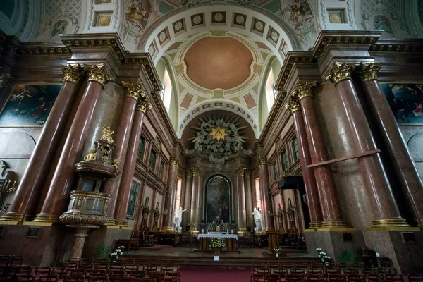 Interior Catedral São Jorge Munique Alemanha — Fotografia de Stock