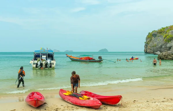 Boat Beach Thailand — Stock Photo, Image