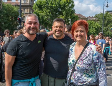 07 Temmuz 2018 - Budapeşte, Macaristan: Budapeşte 'de LGBT geçidi