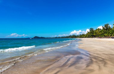 Güzel tropikal plaj ve deniz