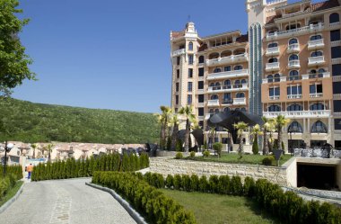 Barselona şehrinin manzarası