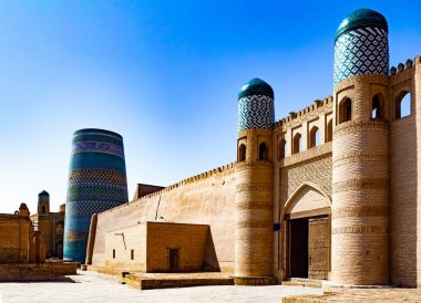 Özbekistan 'ın antik Khiva kenti