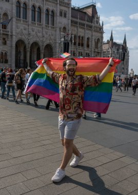 07 Temmuz 2018 - Budapeşte, Macaristan: Budapeşte 'de LGBT geçidi