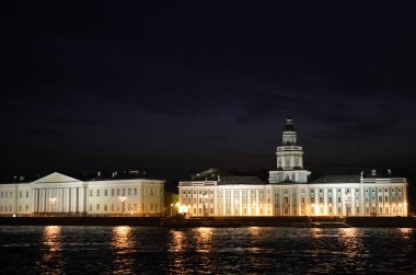 St. Petersburg, Rusya 'daki Neva Nehri manzarası