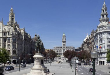 Madrid, İspanya 'nın manzarası.
