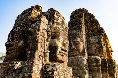 Angkor Thom 'daki bayon tapınağı, Siem hasadı, Kamboçya