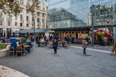Barselona, İspanya 'nın sokak manzarası