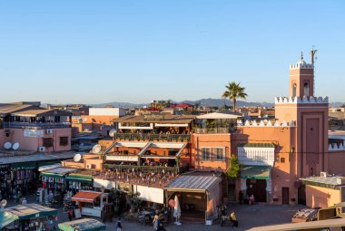 Marakeş 'in havadan görünüşü, Fas