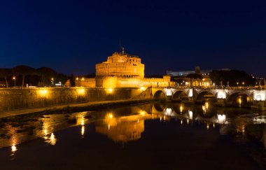 Roma 'daki Castel Sant Angelo, İtalya