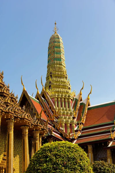Wat Phra Kaew Zümrüt Buddha Tapınağı Bangkok Tayland — Stok fotoğraf