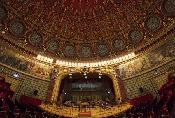 Innenraum Des Konzerthauses Historischem Gebäude — Stockfoto