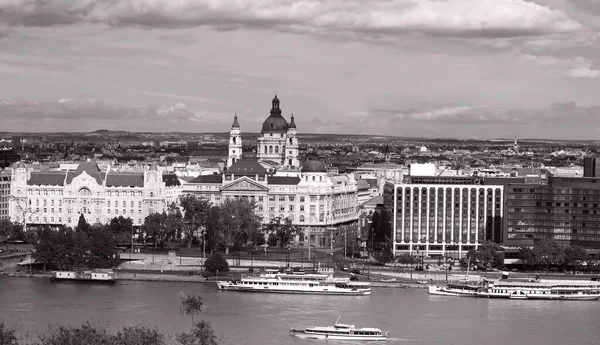 Panoráma Városra Budapest Magyar — Stock Fotó