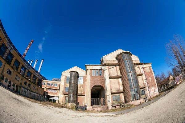 Altes Verlassenes Fabrikgebäude Der Stadt Orenburg Russland — Stockfoto