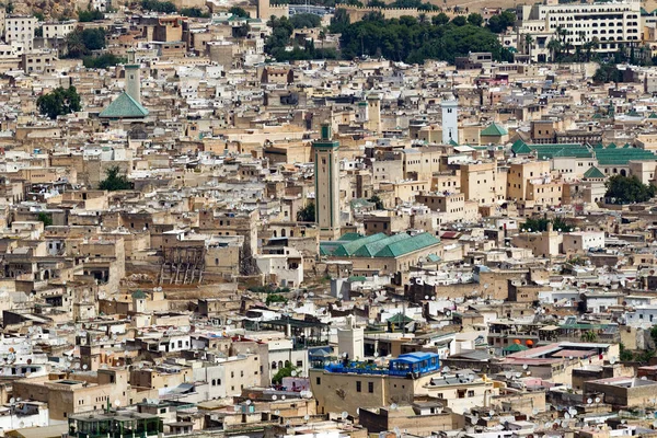 Vue Sur Ville Fes Maroc — Photo