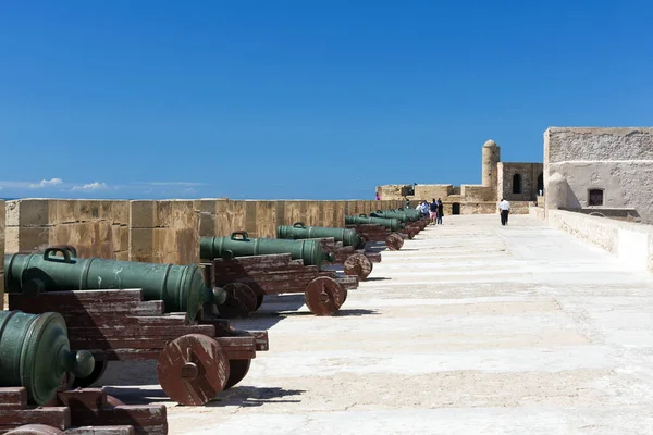 Oude Kanonnen Het Fort Van Stad Israël — Stockfoto