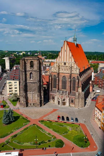 Nysa Polska Czerwca 2010 Barokowy Kościół Agnieszki Nysie Śląsk — Zdjęcie stockowe