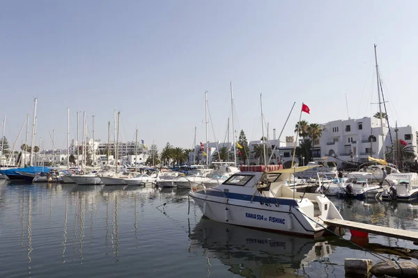 Båter Havnen Barcelona – stockfoto