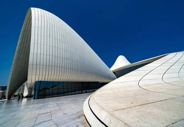 Baku Aserbajdsjan Maj 2019 Heydar Aliyev Kulturcenter Baku Kulturhuset Bygget - Stock-foto