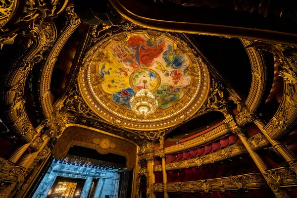 Paris Novembro 2019 Vista Interior Ópera Paris Palais Garnier Foi — Fotografia de Stock