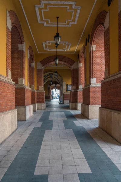 Intérieur Vieux Bâtiment Dans Ville Européenne — Photo