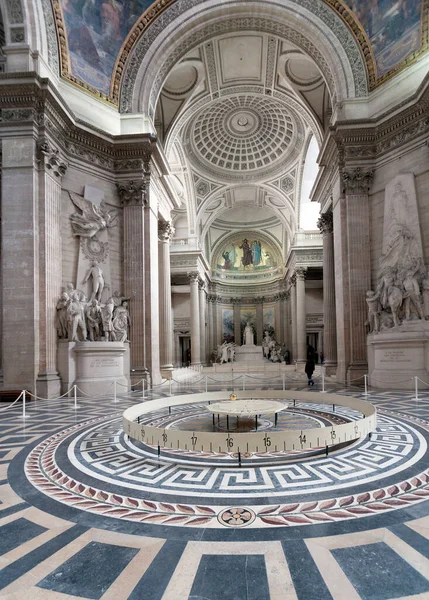 Paris France March 2010 Interiors Architectural Details Pantheon Necropolis Built — Stock Photo, Image