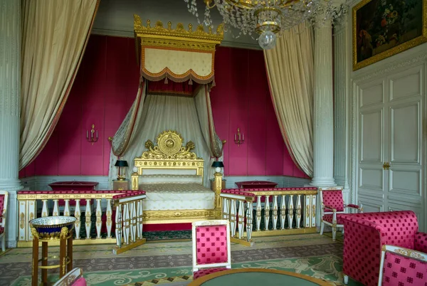 2014 프랑스 사유에 트리아농 궁전의 발자국은 요청에 베르사유의 북서부 지역에 — 스톡 사진