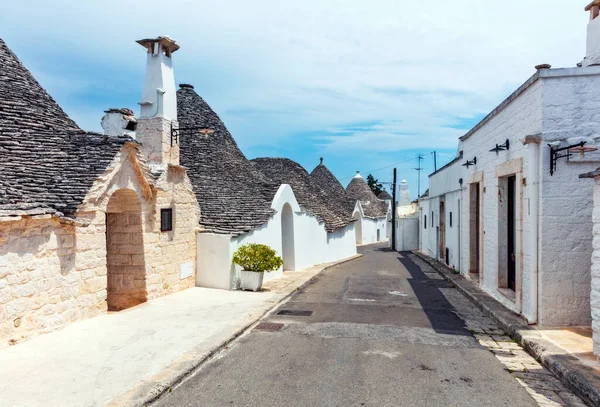 Casas Típicas Trulli Alberobello Italia — Foto de Stock