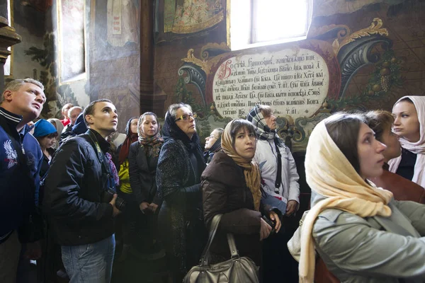 Groupe Personnes Dans Église — Photo