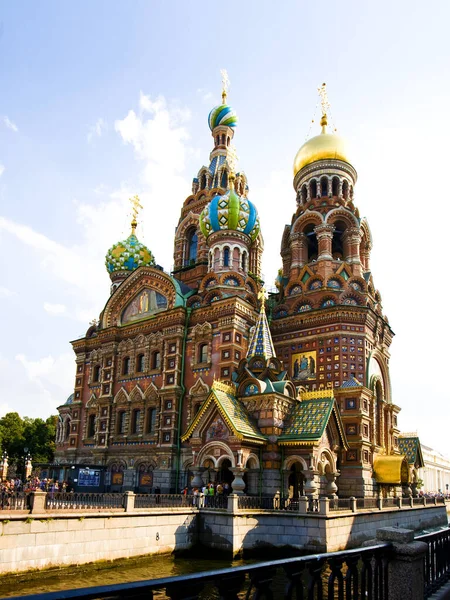 Petersburg Cathedral Savior Spilled Blood Stock Image