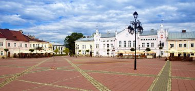 Varşova, Polonya 'daki belediye binasının manzarası