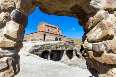 Gürcistan, Gori yakınlarındaki Uplistsikhe mağara kasabası harabeleri.