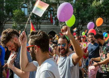 Budapeşte, Macaristan 'da LGBT geçit töreni
