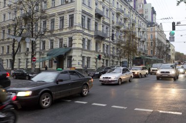 Londra, İngiltere 'nin sokak manzarası