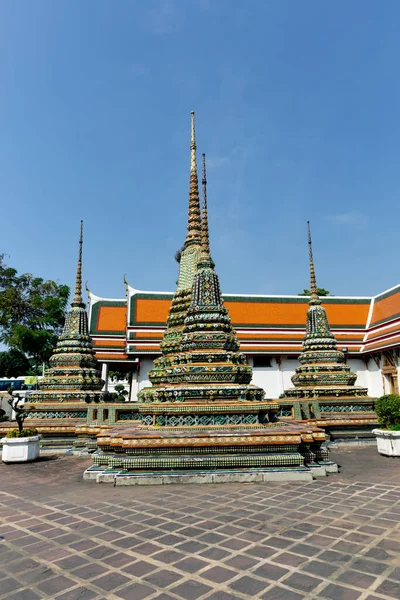 Wat Phra Kaew Świątynia Szmaragdowej Buddy Bangkok Tajlandia — Zdjęcie stockowe