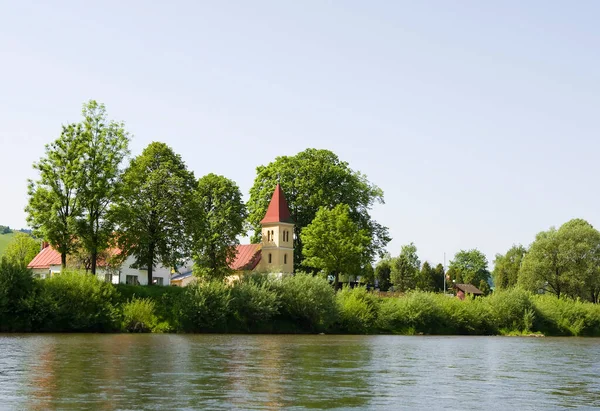 Dunajc Řeka Polsku — Stock fotografie