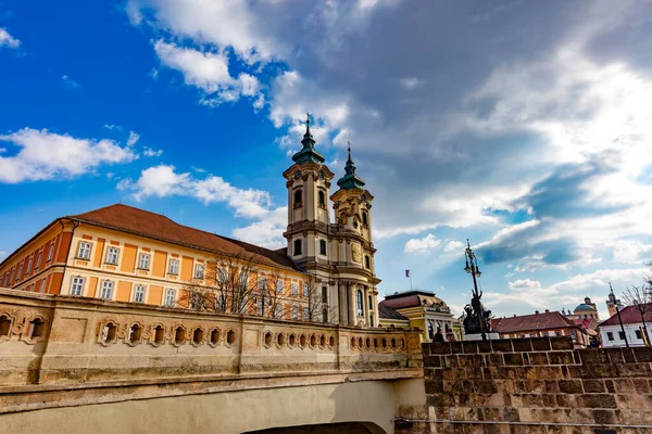 Eger Ungheria Marzo 2016 Centro Eger Capoluogo Contea Heves Seconda — Foto Stock