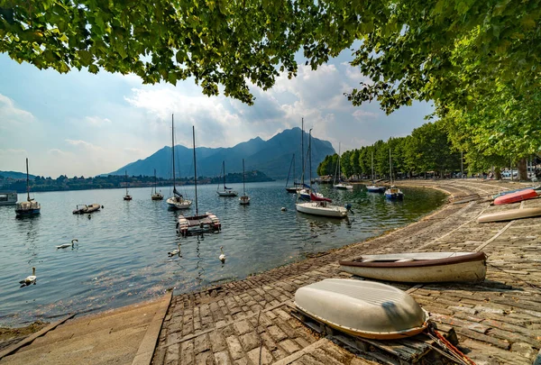 Boats Lake Summer — Stock Photo, Image